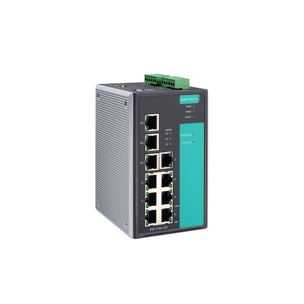 Mgd Gigabit Eth. Swtch W/ 7 10/100Baset(X)Ports, Eds-510A-3Gt